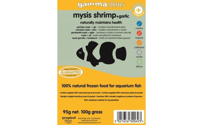 Gamma Mysis Shrimp + Garlic 100g (pakaste)